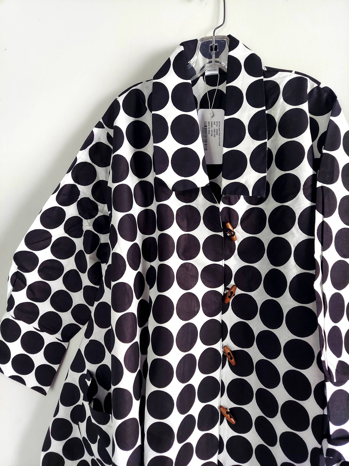 Cotton Swing Dress / Top Polkadot - DRS029