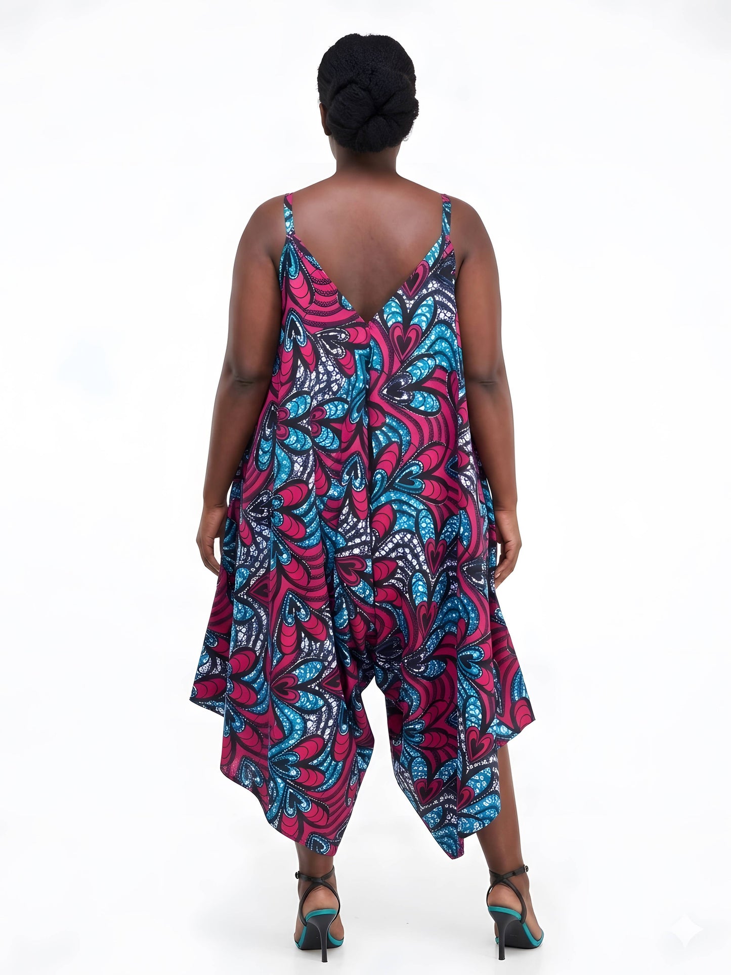 African Print Harem Jumpsuit | One Size