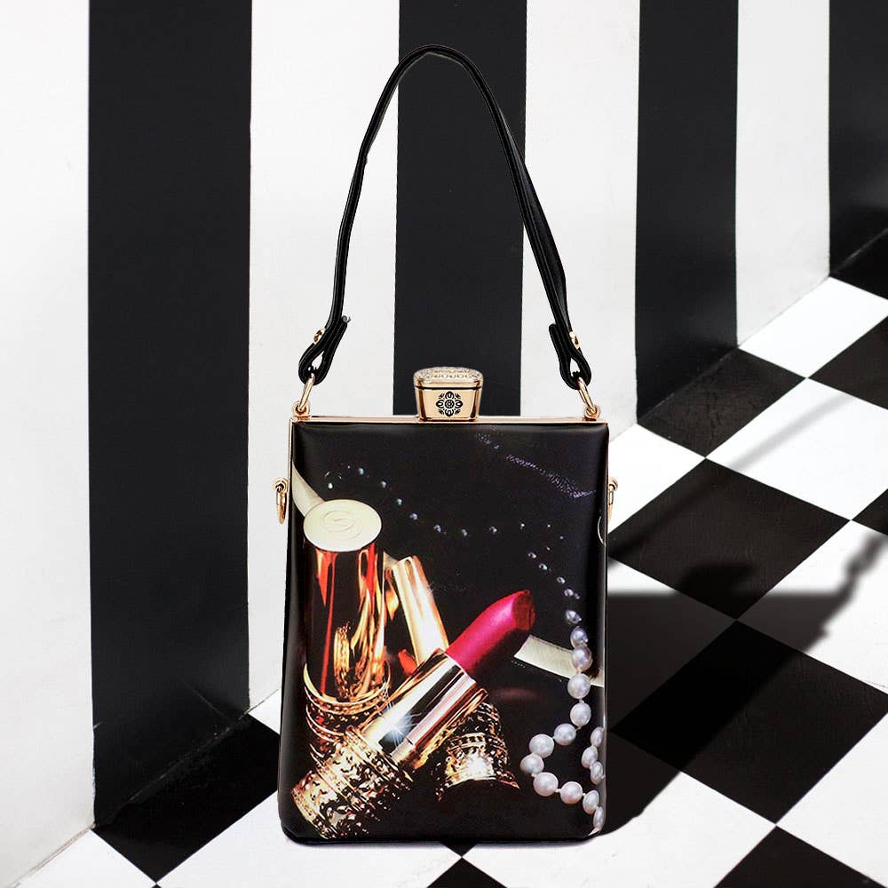 Lady Printed Top Handle Mini Bag / Crossbody Bag
: 3