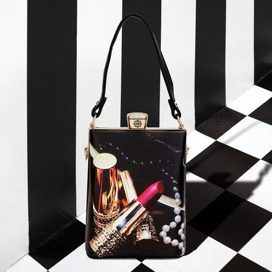 Lady Printed Top Handle Mini Bag / Crossbody Bag
: 3