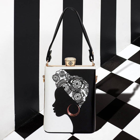Lady Printed Top Handle Mini Bag / Crossbody Bag
: 6