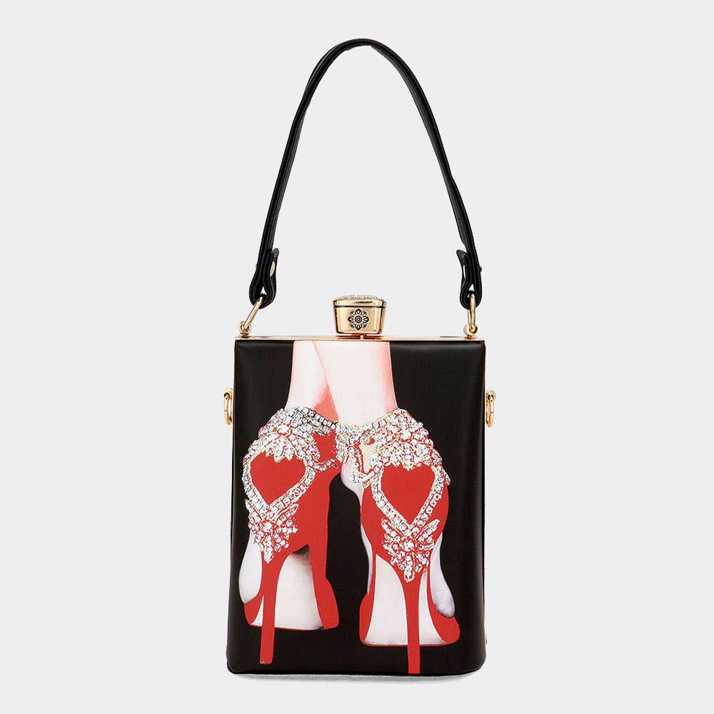 Lady Printed Top Handle Mini Bag / Crossbody Bag
: 3