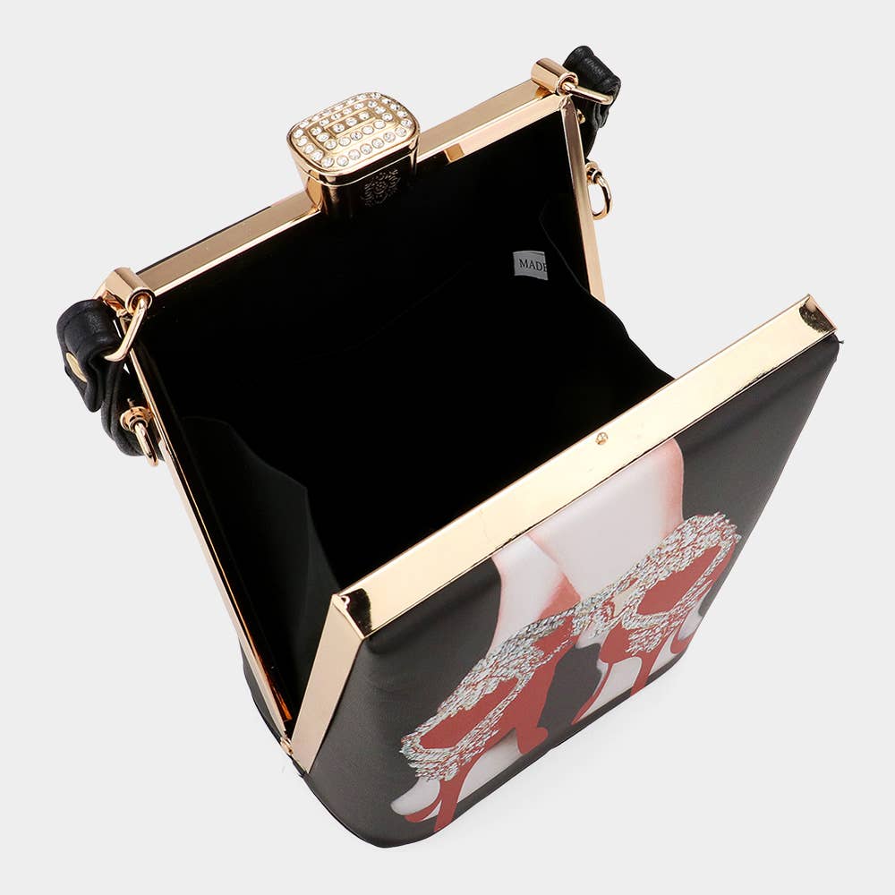 Lady Printed Top Handle Mini Bag / Crossbody Bag
: 3