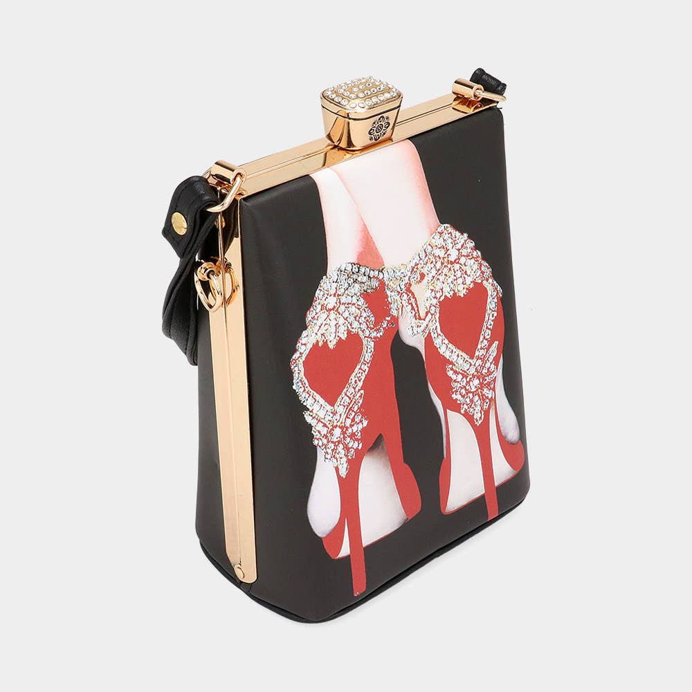 Lady Printed Top Handle Mini Bag / Crossbody Bag
: 6