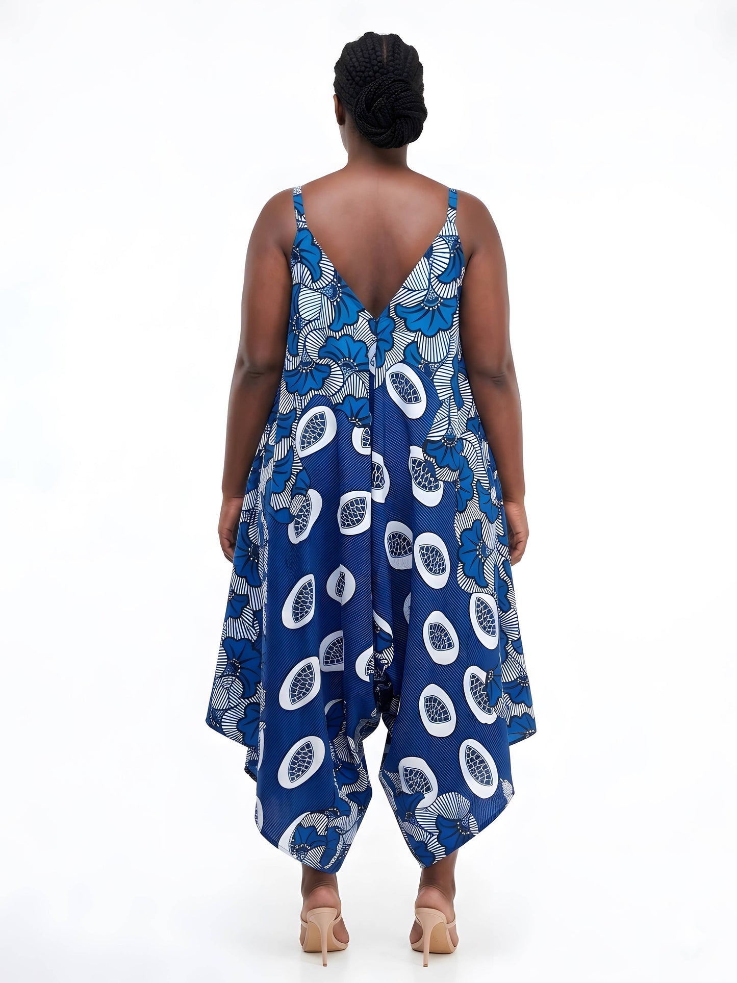 African Print Harem Jumpsuit | One Size
