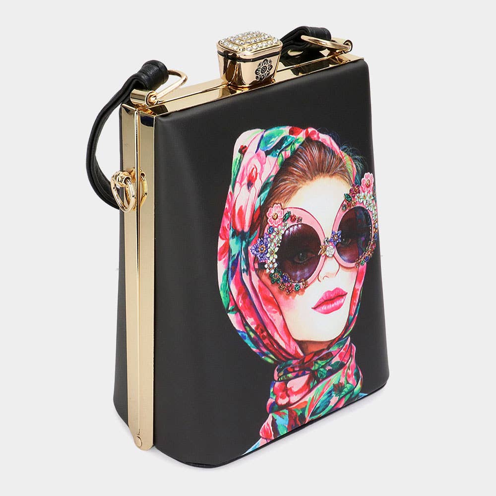 Lady Printed Top Handle Mini Bag / Crossbody Bag
: 6