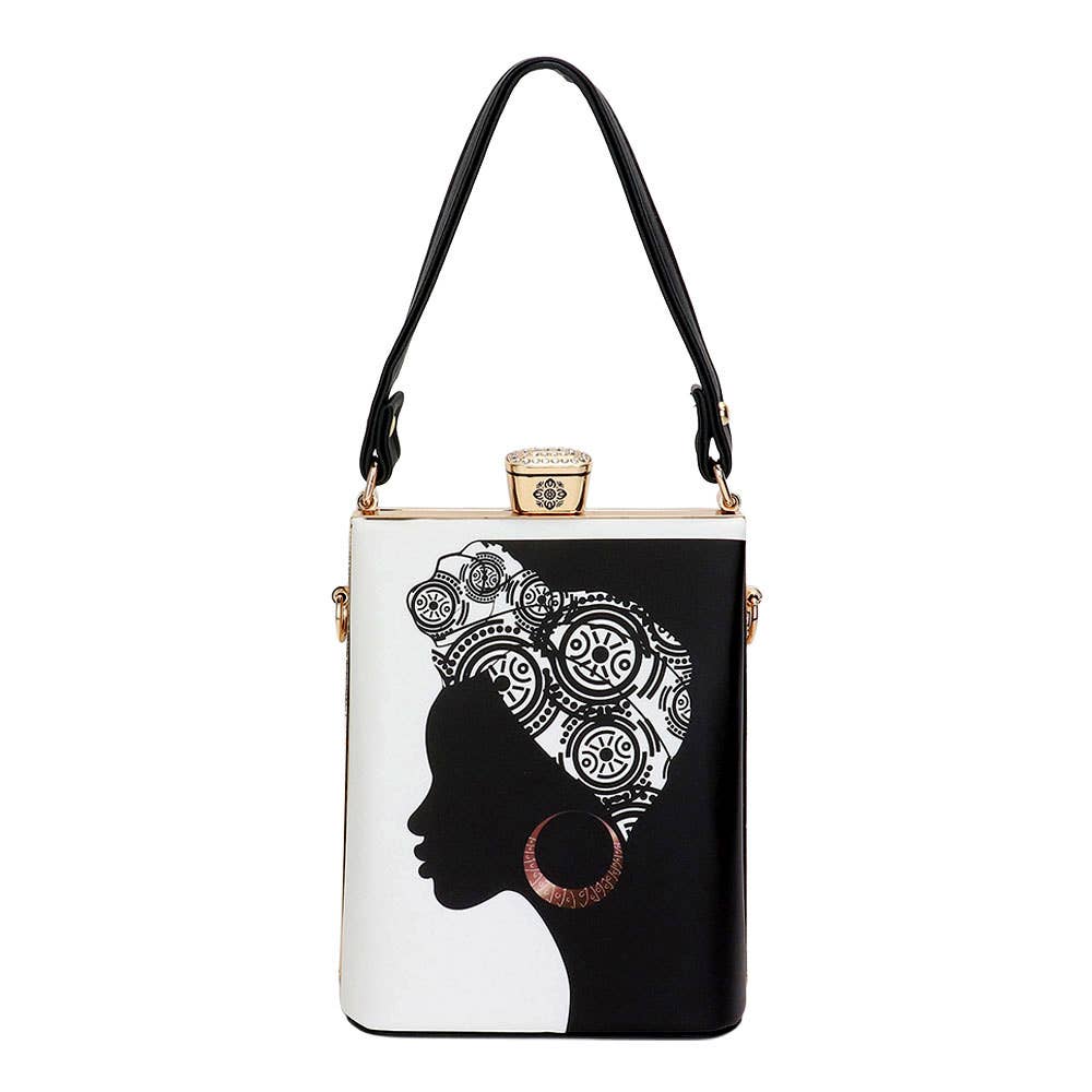 Lady Printed Top Handle Mini Bag / Crossbody Bag
: 3