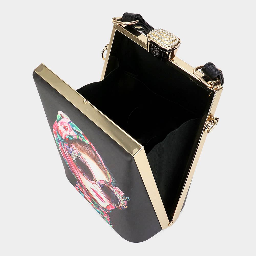 Lady Printed Top Handle Mini Bag / Crossbody Bag
: 3