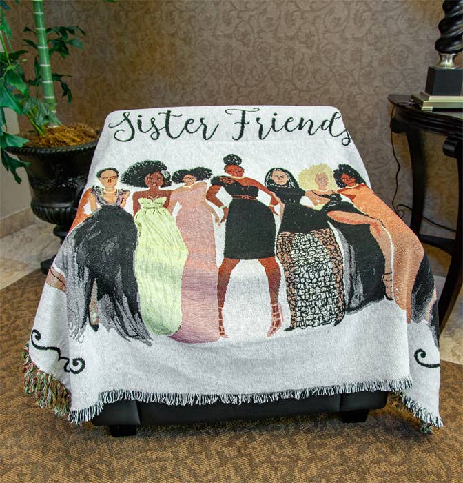 Sister Friends Tapestry Throws