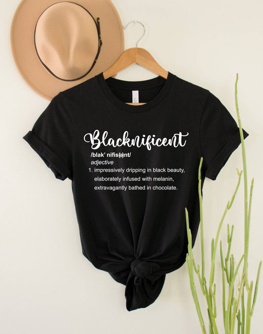 Blacknificent Definition Shirt, Black Excellence