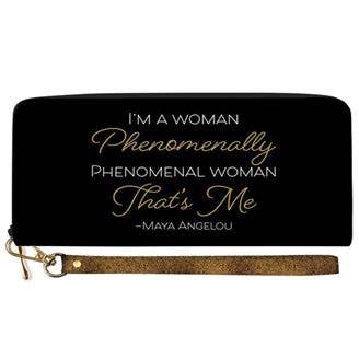 Maya Angelou Phenomenal Wallet