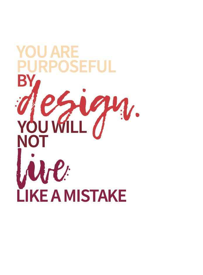 You Are Purposeful Card