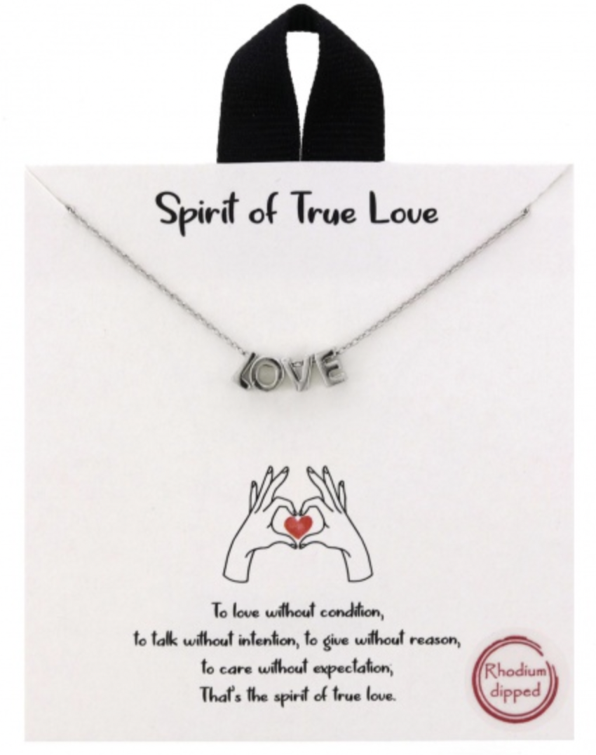 Positivity Collection Love Necklace Spirit of True Love