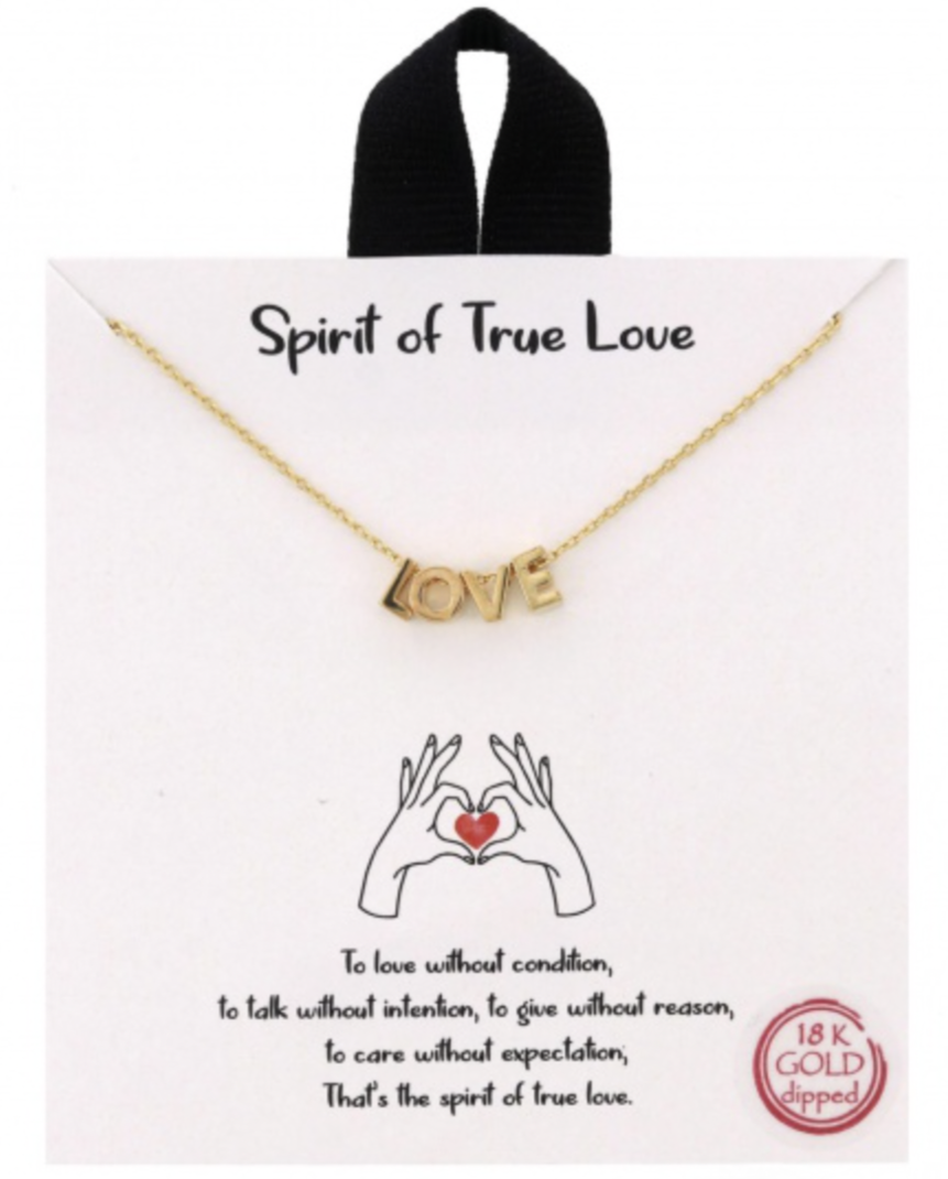 Positivity Collection Love Necklace Spirit of True Love